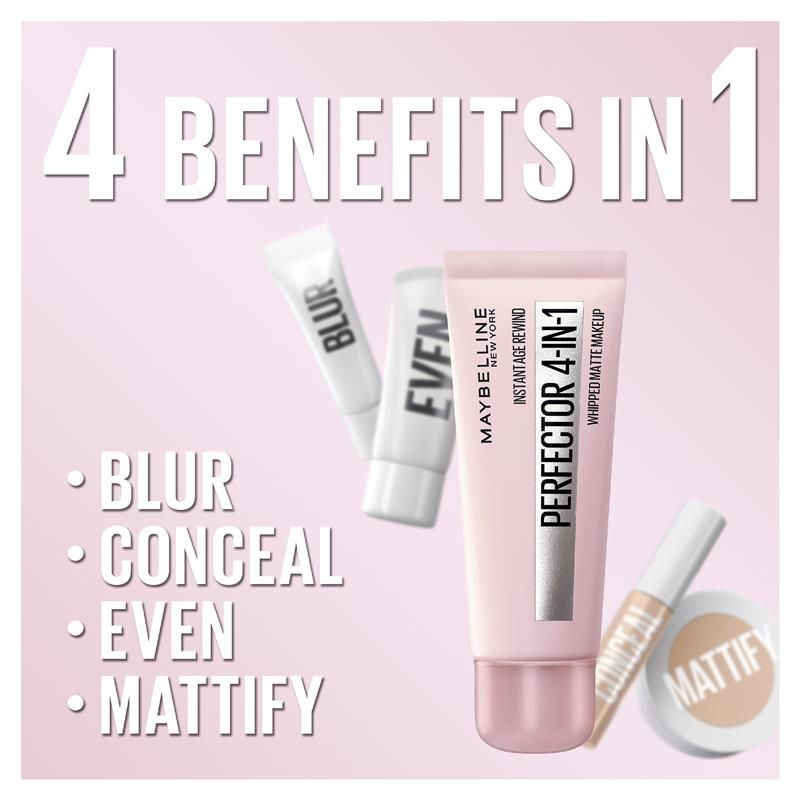Phấn phủ lì Maybelline Instant Age Rewind Instant Perfector 4 trong 1 trang điểm nhẹ nhàng