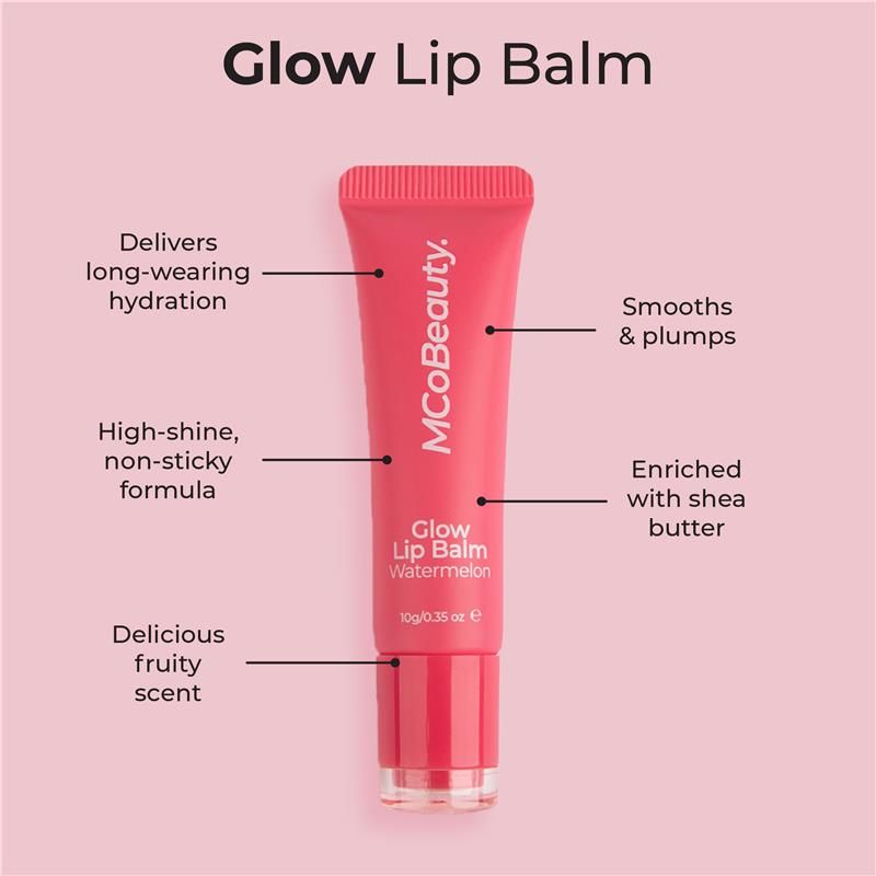 Son dưỡng môi MCoBeauty Glow Lip Balm màu dưa hấu MỚI