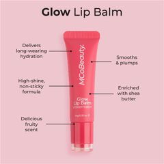 Son dưỡng môi MCoBeauty Glow Lip Balm màu dưa hấu MỚI