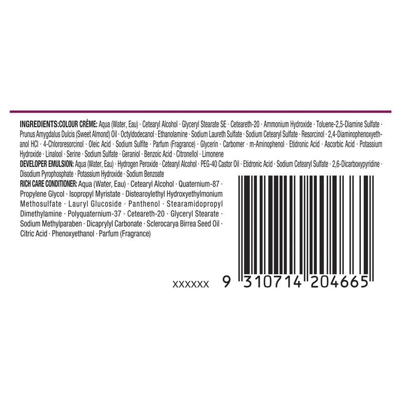 Bảng màu Napro 1.00 Đen