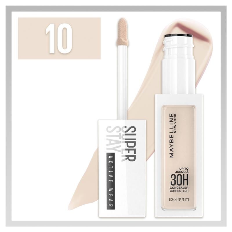 Kem che khuyết điểm Maybelline Superstay Active Wear 10 Fair