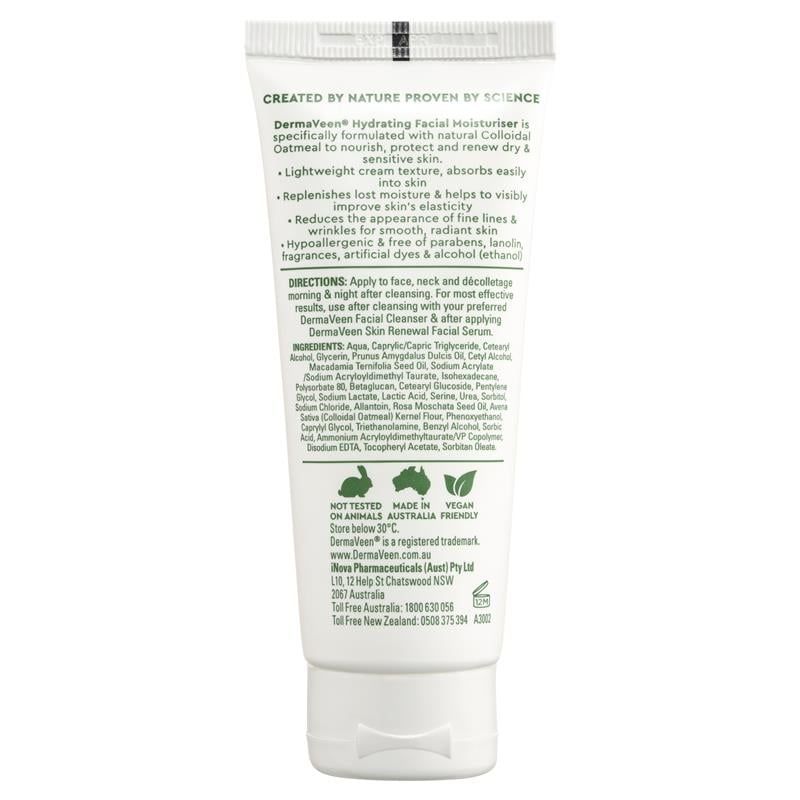 Kem dưỡng ẩm DermaVeen Face Hydrating Moisturiser 75ml
