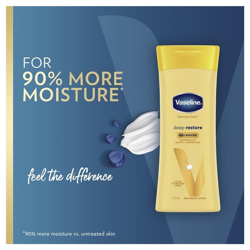 Sữa dưỡng thể Vaseline Intensive Care phục hồi sâu 225ml
