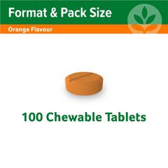 Cenovis Sugarless C 500mg 100 viên nhai hương cam