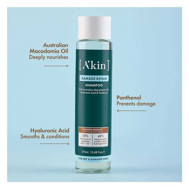 Dầu gội phục hồi hư tổn Akin 375ml