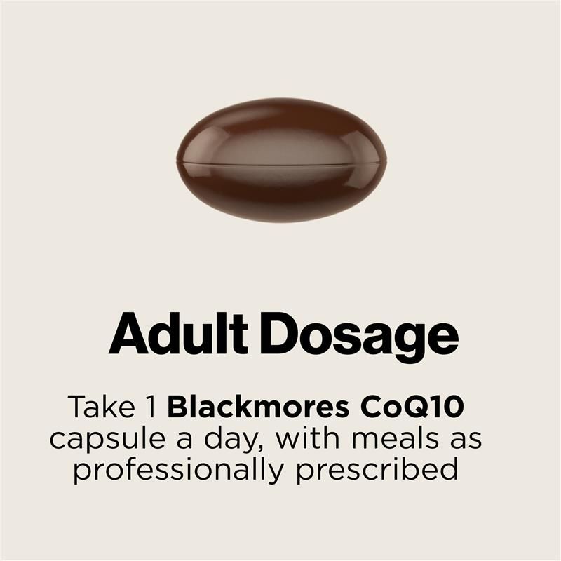 Blackmores CoQ10 150mg High Potency 125 Viên nang Kích thước độc quyền