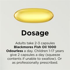 Dầu cá không mùi Blackmores 1000mg 400 viên nang