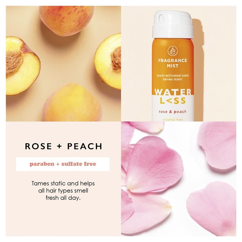 Xịt thơm tóc Waterless Rose & Peach 37g