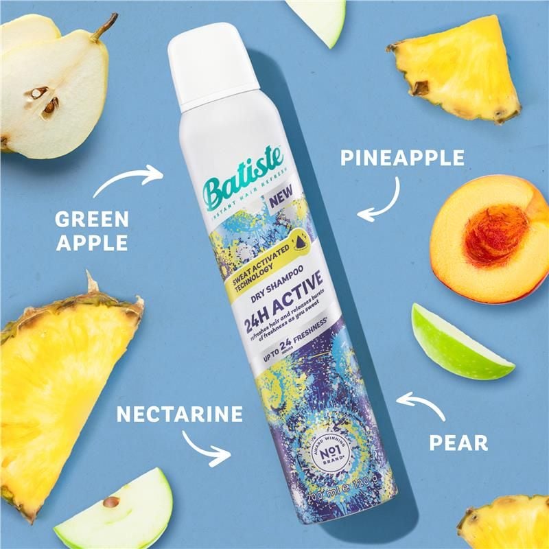 Dầu gội khô Batiste 24H Active 200ml