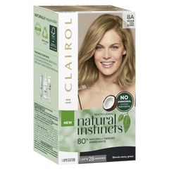 Natural Instincts 8A Linen, Màu tóc vàng lạnh trung bình bán vĩnh viễn