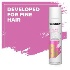 Dầu gội khô Toni & Guy Glamour Sky High 250ml