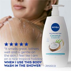 Sữa tắm NIVEA Coconut & Jojoba Oil 1L