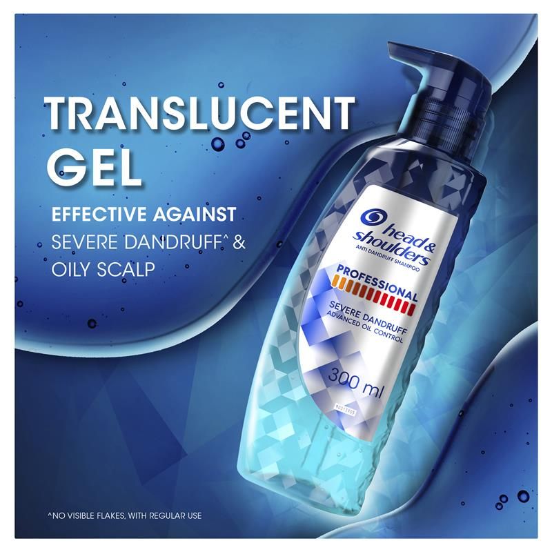Dầu gội Head & Shoulders Professional Advanced Oil Control Shampoo trị gàu nặng 300ml