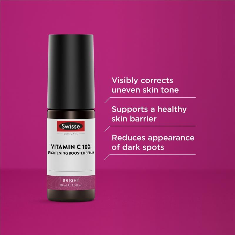 Huyết thanh tăng cường làm sáng da Swisse Beauty Vitamin C 10% 30ml