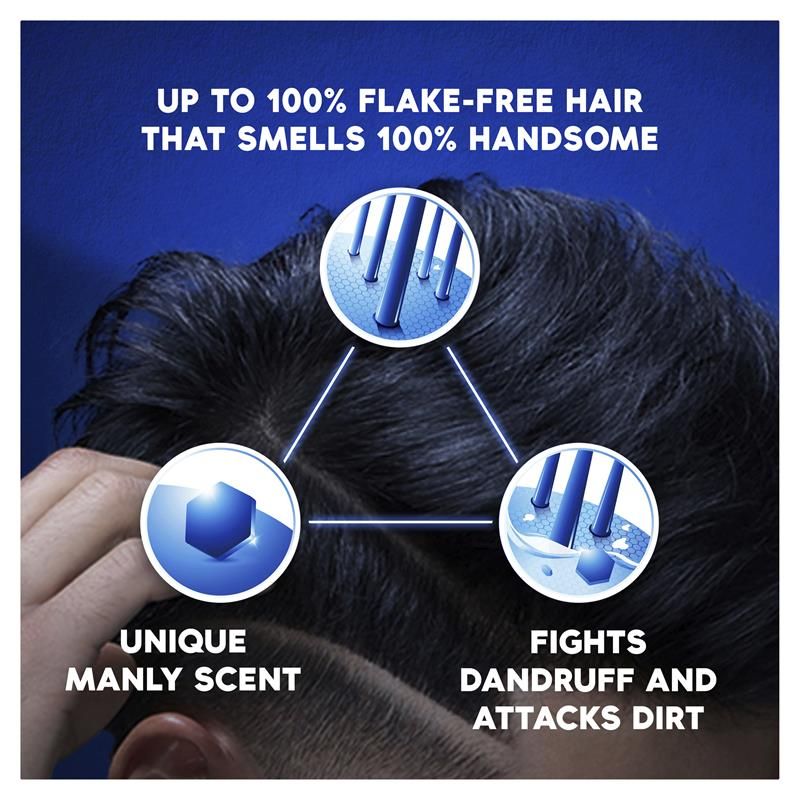 Dầu gội và dầu xả Head & Shoulders Ultramen 2 trong 1 làm sạch sâu chống gàu 400ml