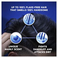 Dầu gội và dầu xả Head & Shoulders Ultramen 2 trong 1 làm sạch sâu chống gàu 400ml