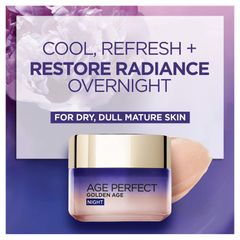 Kem dưỡng da ban đêm phục hồi lão hóa L'Oreal Paris Golden Age 50ml