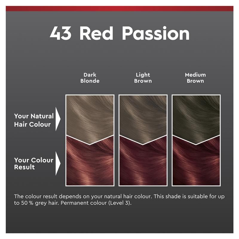 Schwarzkopf Brilliance 43 Red Passion Mới
