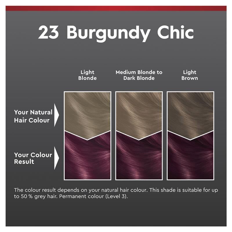 Schwarzkopf Brilliance 23 Burgundy Chic Mới