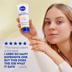 Kem dưỡng da tay chống lão hóa NIVEA Q10 3 trong 1 có bộ lọc tia UV 100ml