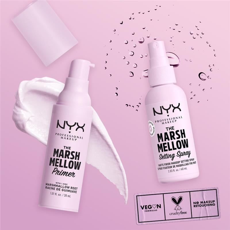 Xịt khóa lớp trang điểm NYX Marshmellow 05