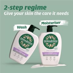 Sữa rửa mặt không chứa xà phòng DermaVeen Extra Hydration Gentle Soap-Free Wash dành cho da cực khô, ngứa và nhạy cảm 250mL