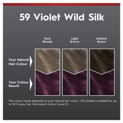 Schwarzkopf Brilliance 59 Violet Wild Silk Mới