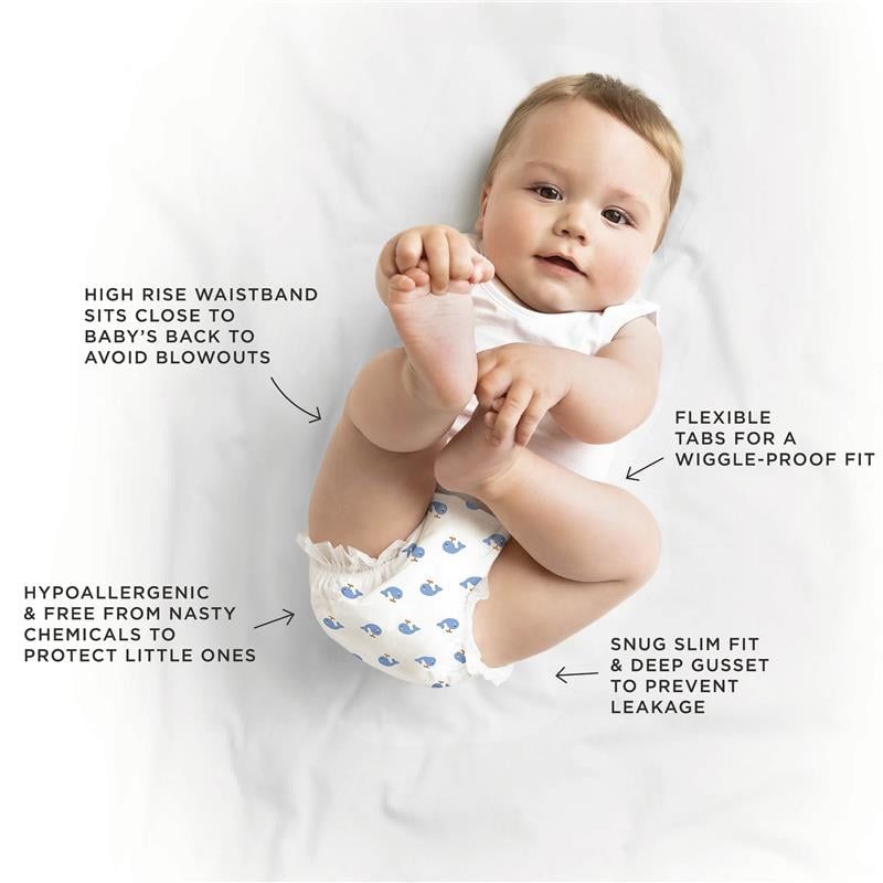 Tã Tooshies Eco làm từ tre hữu cơ cỡ 3 cho trẻ từ 6-11kg, gói 22 chiếc, chỉ bán trực tuyến