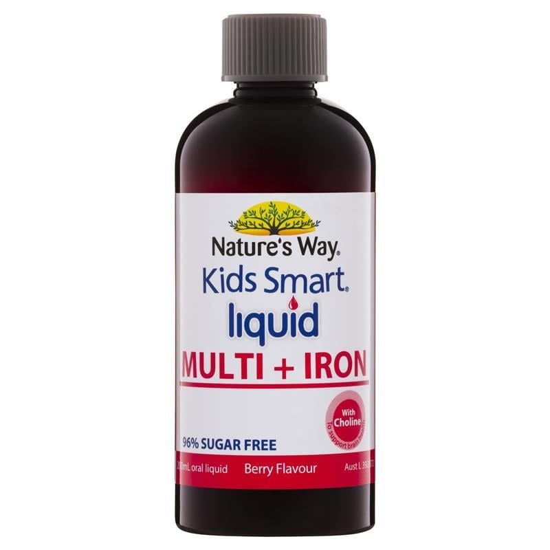 Nature's Way Kids Smart Liquid Multi + Iron 200ml