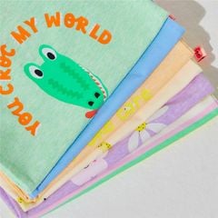 Bambi Mini Co. Bộ đồ liền thân Supersinglet cho bé trai màu xanh lá cây Croc và hình tam giác 2 gói 3-6