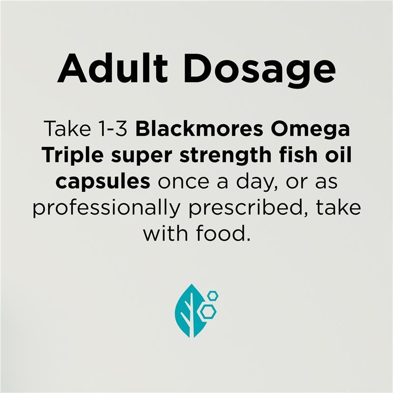 Dầu cá Blackmores Omega Triple Super Strength 150 viên nang