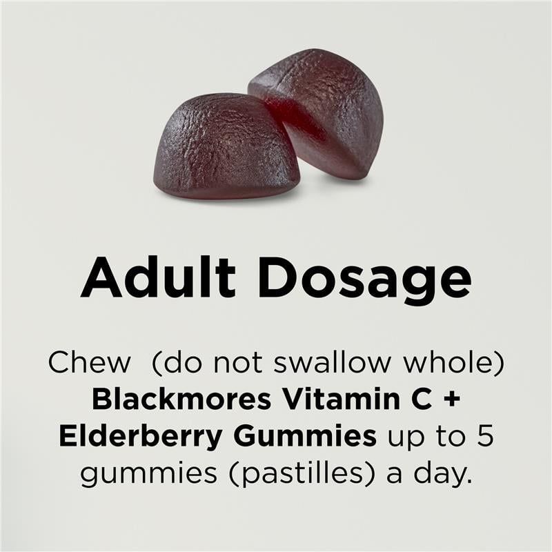 Kẹo dẻo Blackmores Vitamin C Elderberry 120 viên