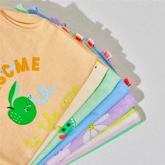 Bambi Mini Co. Bộ đồ liền thân siêu đơn Unisex Orange Awesome và Bananas 2 gói 3-6