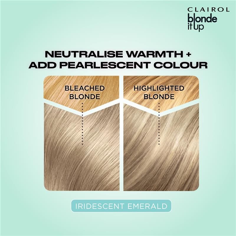 Nước hoa hồng bán vĩnh viễn Clairol Blonde It Up Crystal Glow Iridescent Emerald