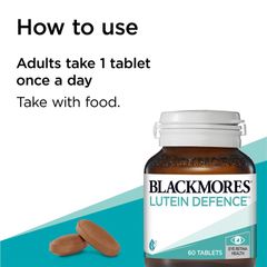 Blackmores Lutein Defense Chăm Sóc Mắt Vitamin 60 Viên