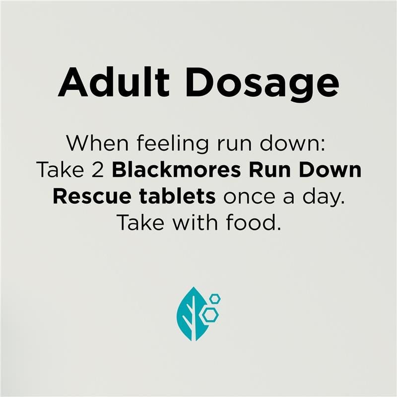 Blackmores Run Down Rescue 30 Viên