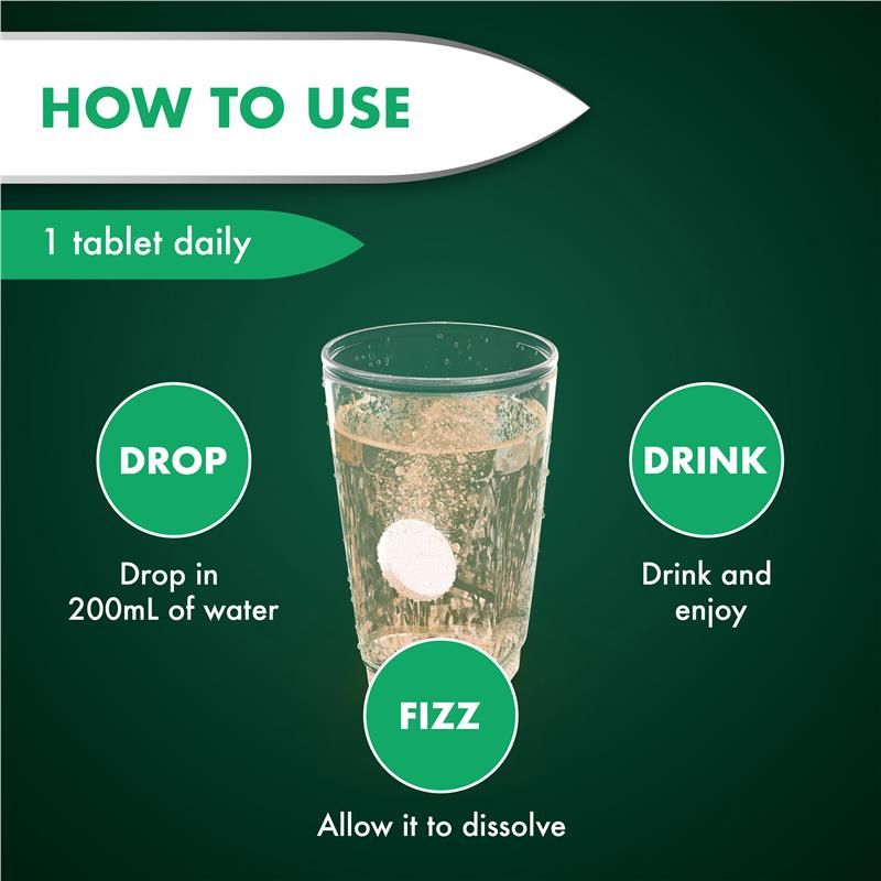 Viên sủi bổ sung Magiê + Năng lượng Nature's Own 20 viên