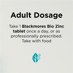 Viên uống bổ sung kẽm Blackmores Bio Zinc 168 viên