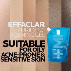 Sữa rửa mặt La Roche Posay Effaclar Foaming Gel Moussant Eco Refill 400ml