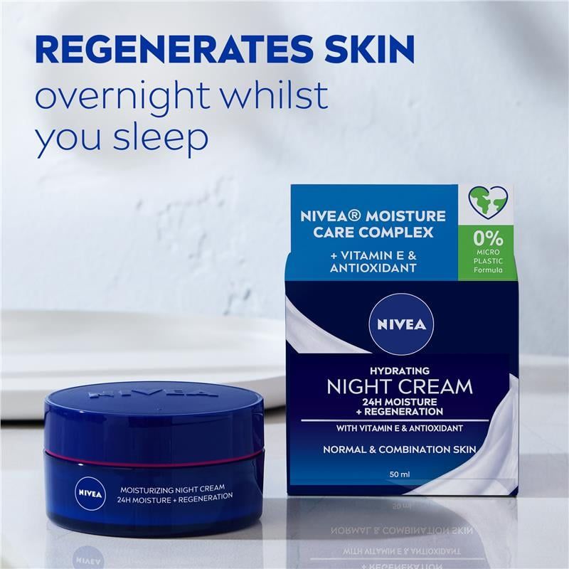 Kem dưỡng ẩm ban đêm NIVEA Daily Essentials Hydrating Face Moisturiser 50ml
