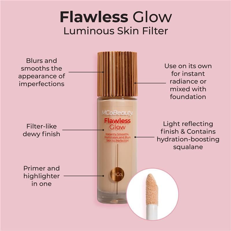 Bộ lọc làm sáng da MCoBeauty Flawless Glow Luminous Skin Filter 4 Medium