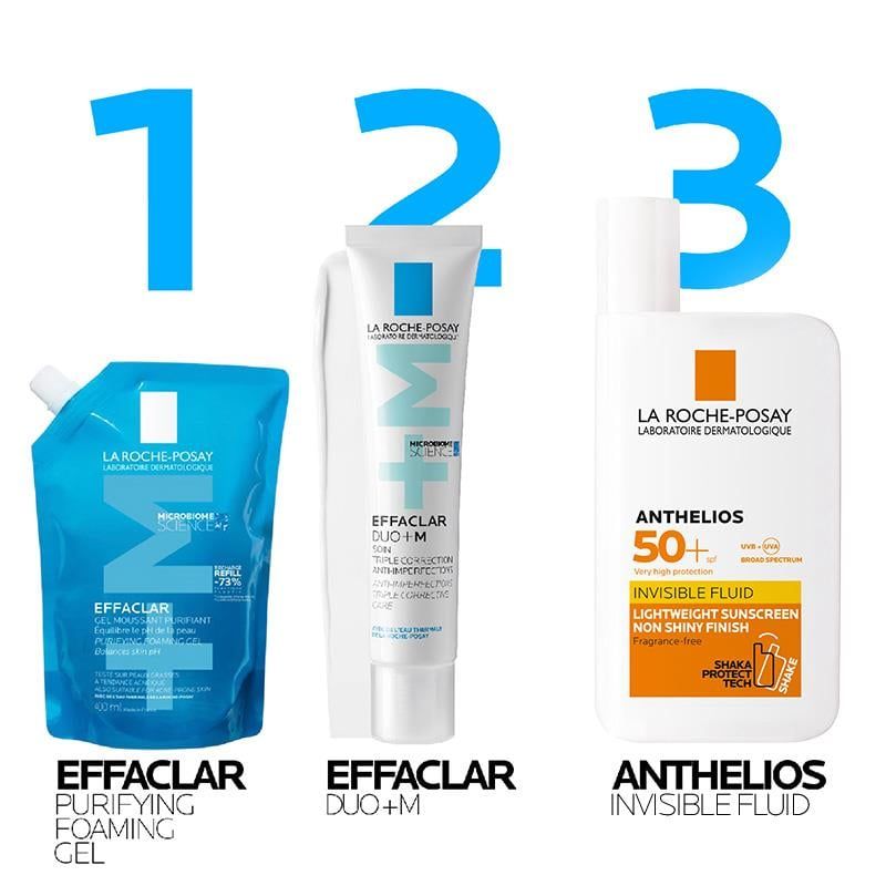 Sữa rửa mặt La Roche Posay Effaclar Foaming Gel Moussant Eco Refill 400ml