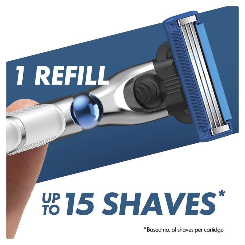 Dao cạo râu Gillette Mach 3 Turbo 3D 2 Up