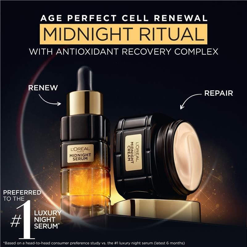 Kem dưỡng da ban đêm L'Oreal Paris Midnight Regenerative 50ml