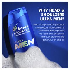 Dầu gội và dầu xả Head & Shoulders Ultramen 2 trong 1 làm sạch sâu chống gàu 400ml