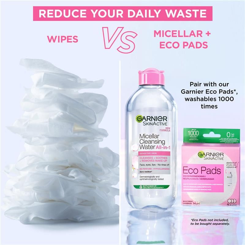 Nước tẩy trang Garnier SkinActive Micellar Cleansing Water dành cho mọi loại da 125ml