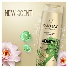 Dầu gội Pantene Miracles Keratin Smooth & Sleek 375ml