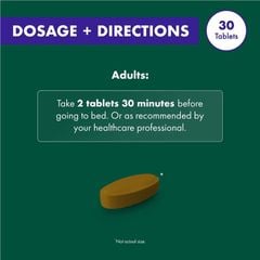 Viên uống hỗ trợ giấc ngủ hoàn chỉnh Nature's Own + Magnesium 30 viên