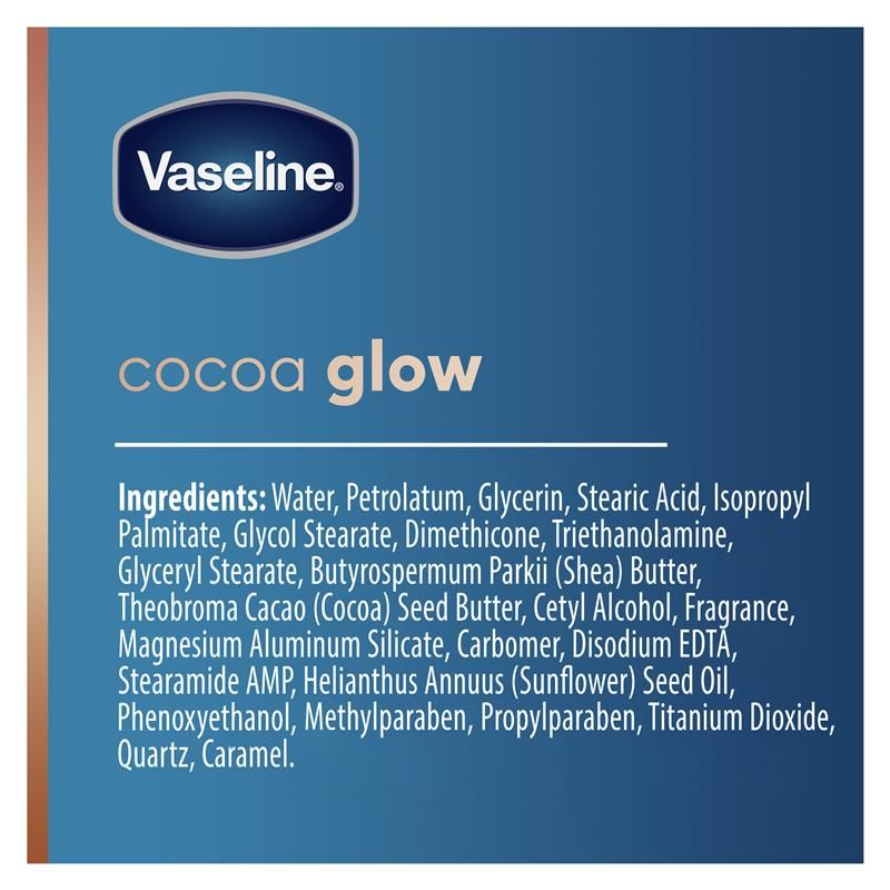 Sữa dưỡng thể Vaseline Intensive Care Cocoa Glow 400ml