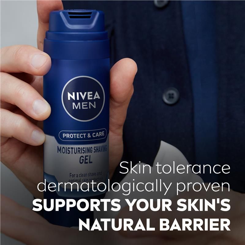 Gel cạo râu dưỡng ẩm NIVEA MEN Protect & Care 200ml